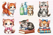 Kawaii Kitten Sublimation Clipart, an Illustration by CreationArt (Thumbnail 2 of 5)