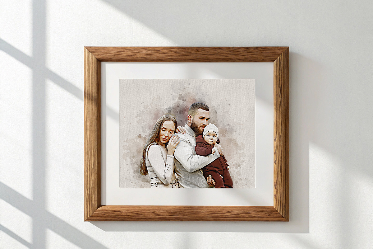 Costume Family Watercolor Art, an Action Add-On by MRI STUDIO (Photo 4 of 27)