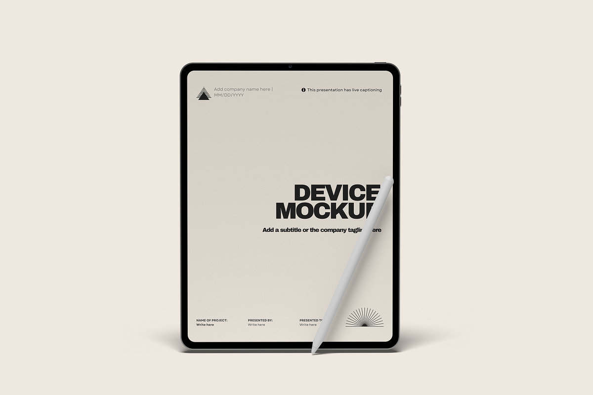 iPad Pro Mockup, an iPad Mockup by ulfatunnazira (Photo 6 of 8)