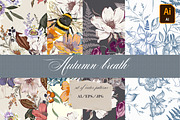 Autumn breath set of patterns, a Pattern Graphic by FleurArt (Thumbnail 2 of 18)