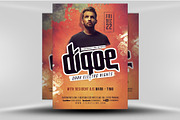 DJ Flyer v2, a Flyer Template by FlyerHeroes (Thumbnail 1 of 4)