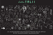 101 Back to School Chalk Doodles+JPG, an Education Illustration by Hello Talii (Thumbnail 2 of 3)