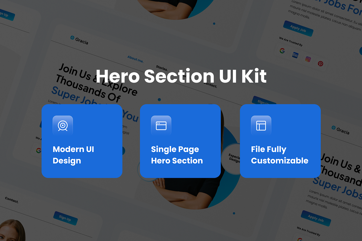 Gracia - Job Finder Hero Header, a Templates & Theme by SquidPixey (Photo 3 of 3)