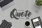 Social Media Quote Creator, a Social Media Template by Web Donut (Thumbnail 1 of 10)