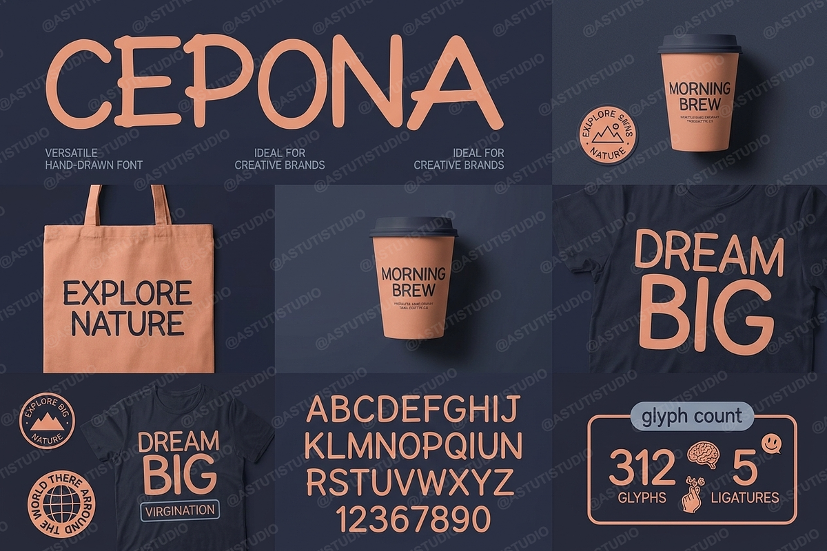 Cepona - Elegant Luxury Serif, a Serif Font by Astuti Studio (Photo 1 of 24)