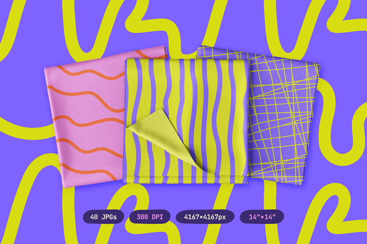 40 Hand-Drawn Linear Patterns, a Pattern Graphic by IuliiaSavko (Photo 4 of 13)
