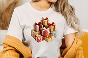 Christmas Gifts Box Clipart Bundle., an Illustration by SVGArt (Thumbnail 5 of 8)