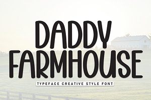 Daddy Farmhouse Script Font