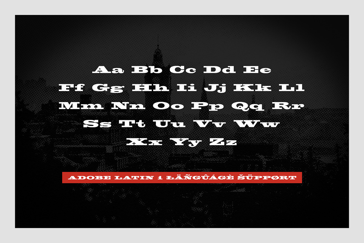 Bloke Display Font preview 2