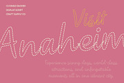CS Ringo Dashed, a Script Font by Craft Supply Co. (Thumbnail 6 of 8)