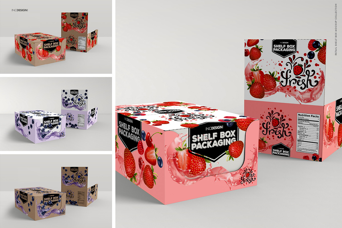 Retail Shelf Box 10 Packaging Mockup, a Packaging Mockup by INCDesign (Photo 4 of 8)