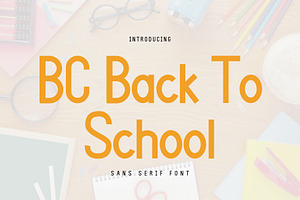 Back To School - Duo Font