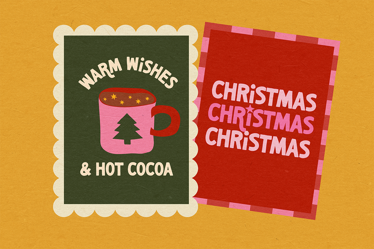 PEPPERMINT PORCH | FESTIVE FONT, a Font by Maria Feliz Fonts (Photo 8 of 9)