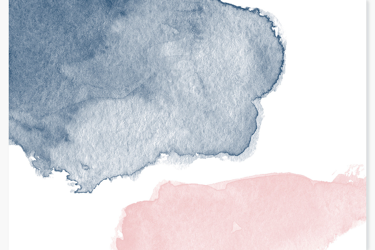 Watercolor washes clipart, a Texture Graphic by SweetRenieDesigns (Photo 3 of 3)