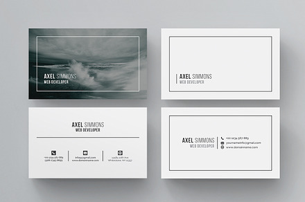 Business Card, a Business Card Template by ThemeDevisers