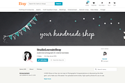 Etsy Shop Banner - chalkboard, a Cups & Container Mockup by the studio louvain shop (Thumbnail 1 of 4)