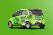 Realistic Electric Car PSD Mockup, an Advertising Mockup by Sinlatown (Thumbnail 4 of 6)