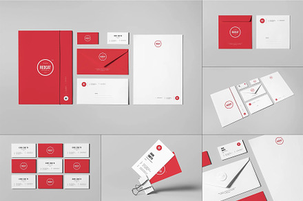 Branding / Identity Mock-up, an Advertising Mockup by zippypixelstudio