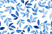INDIGO Floral watercolor, a Decorative Illustration by MooBeer (Thumbnail 6 of 6)