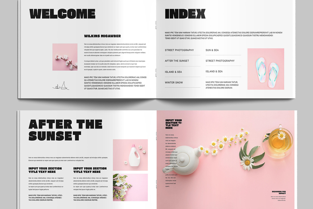 Minimal Book Layout, a Brochure Template by MightyDesign (Photo 5 of 9)