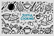 Food & Kitchen Hand-Drawn Doodle, a Food Illustration by Huza Studio (Thumbnail 4 of 10)