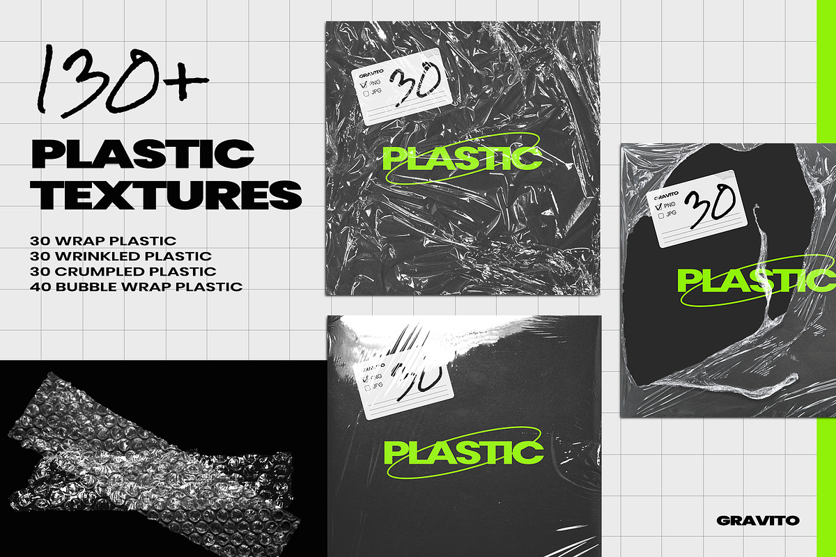 130 Plastic Texture Bundle, a Texture Graphic by Gravito (Photo 1 of 10)
