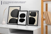 Black Bold Abstract Art Print Bundle, a Decorative Illustration by Vibrand Studio (Thumbnail 9 of 10)