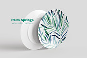 Palm leaves seamless pattern, a Pattern Graphic by Katerina Tova (Thumbnail 3 of 13)