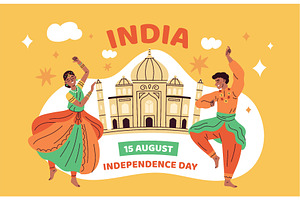 India independence day. Traditional