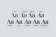 The Regalique Sans Serif Family Font, a Serif Font by UICreative (Thumbnail 6 of 13)