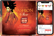 Fashion Show Flyer, a Flyer Template by regalDRAW (Thumbnail 4 of 4)