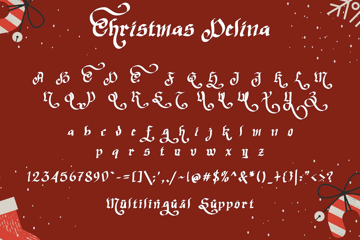 Christmas Delina, a Handwritten Font by Yoga Letter (Photo 5 of 5)