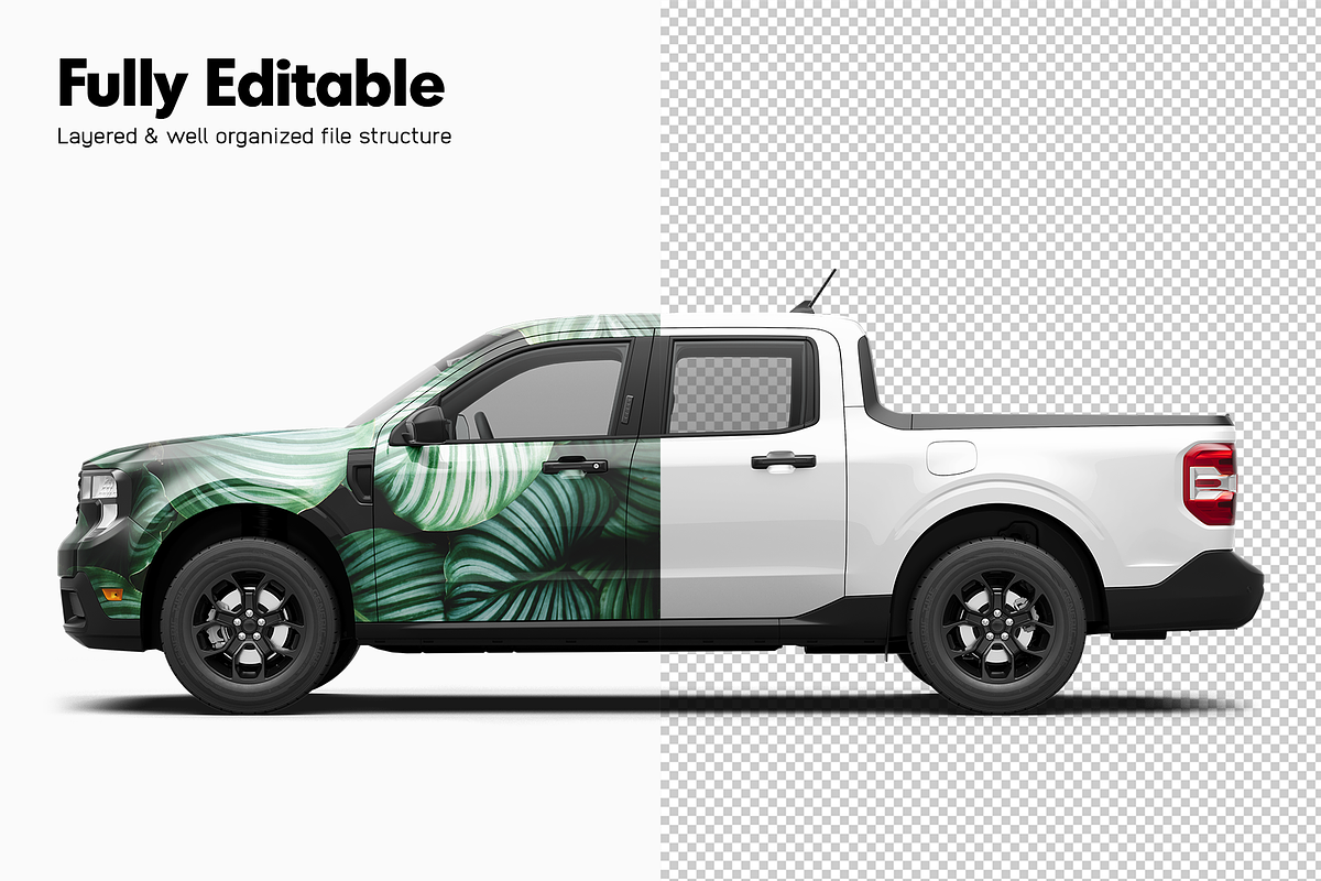 Pickup Truck Mockup 16, a Product Mockup by Mockupix (Photo 4 of 12)
