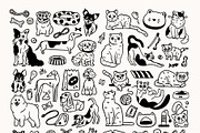 CATS and DOGS, an Animal Illustration by katieromanoff_art (Thumbnail 6 of 8)