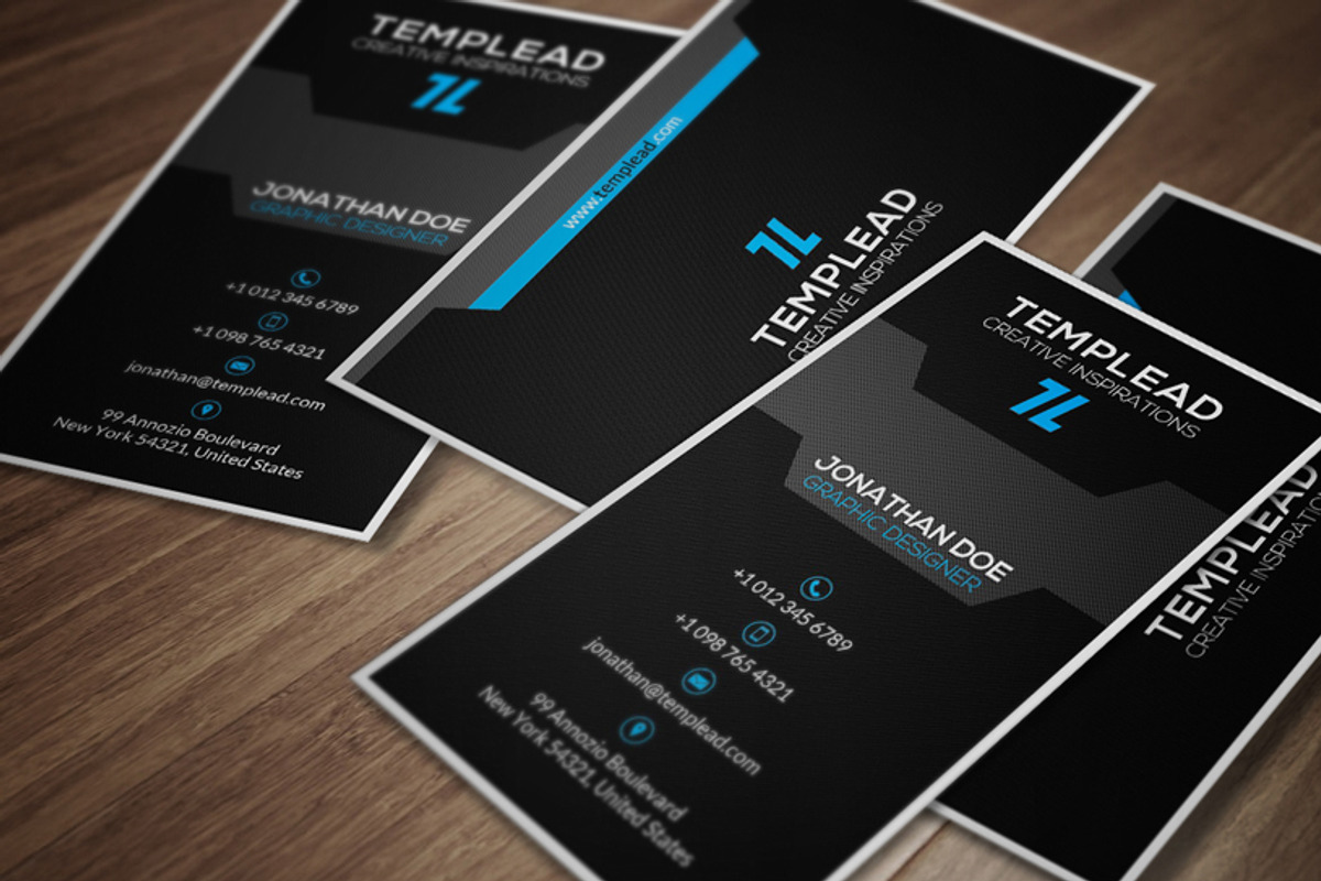 Corporate Business Card CM128, a Business Card Template by annozio (Photo 1 of 4)