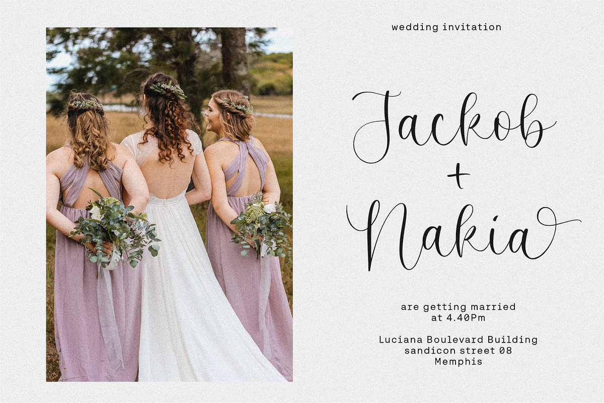 Wisterian Beautiful Script, a Script Font by Balpirick Studio (Photo 3 of 6)