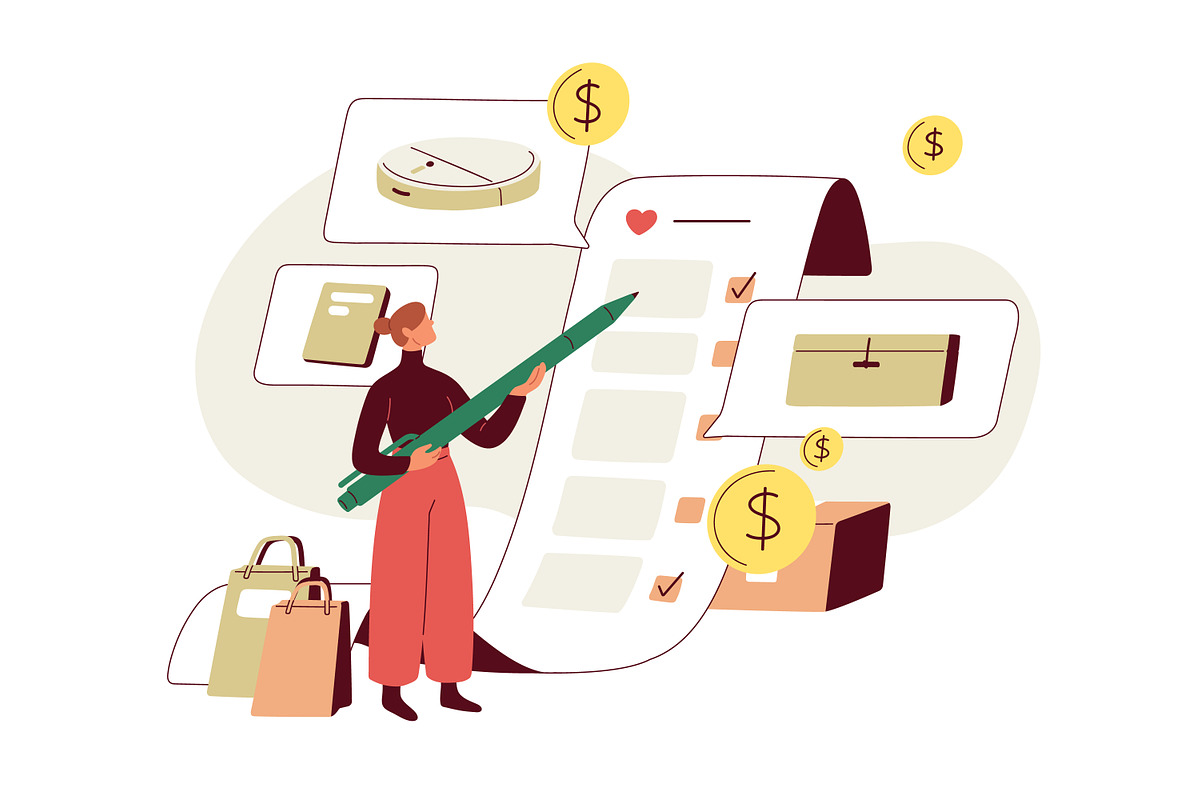 People with online wishlists set, a Technology Illustration by Good Studio (Photo 2 of 5)