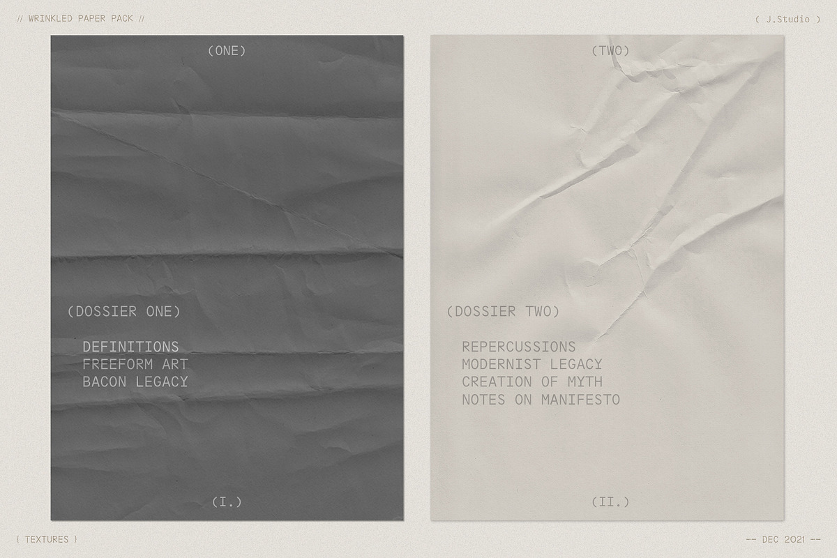 Wrinkled Paper Pack – 70+ PNG Files, a Texture Graphic by J.Studio (Photo 7 of 13)