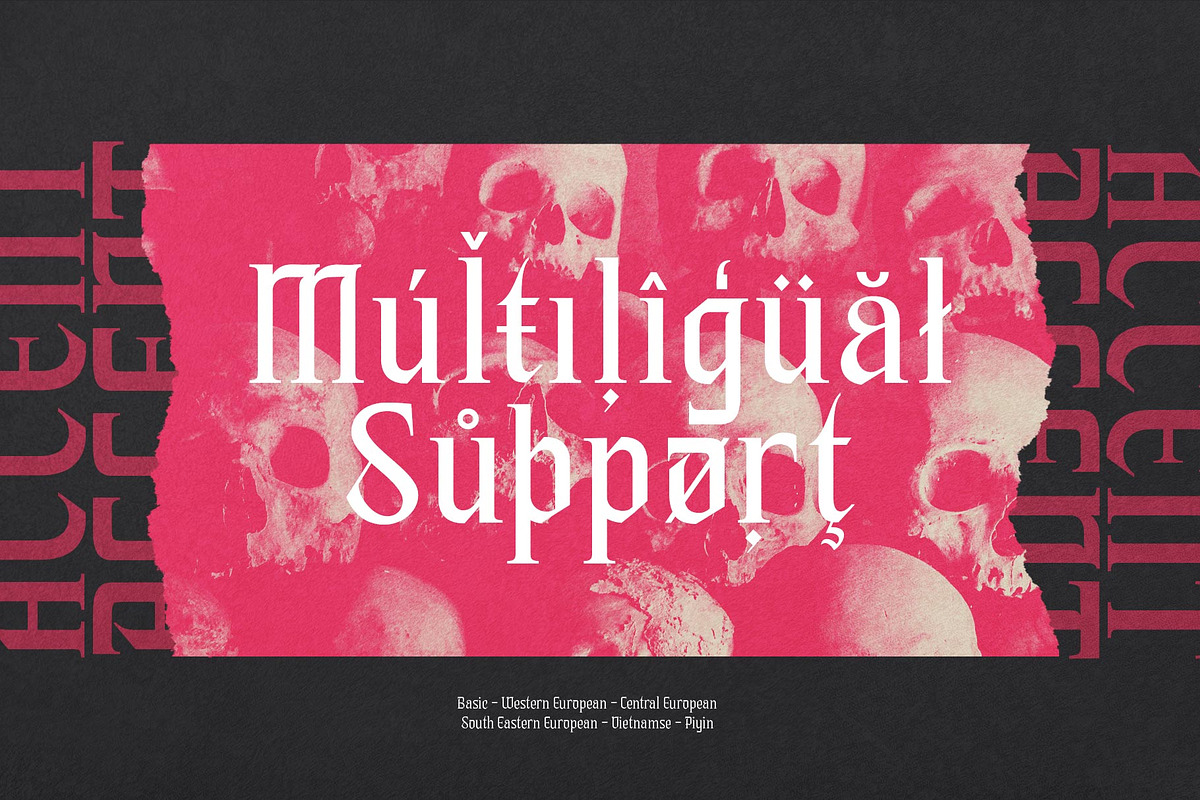 Maboth Typeface, a Blackletter Font by alit design (Photo 15 of 16)