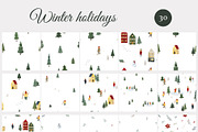 Watercolor WINTER HOLIDAYS, a Seasonal Illustration by LeriaArt watercolor (Thumbnail 15 of 16)