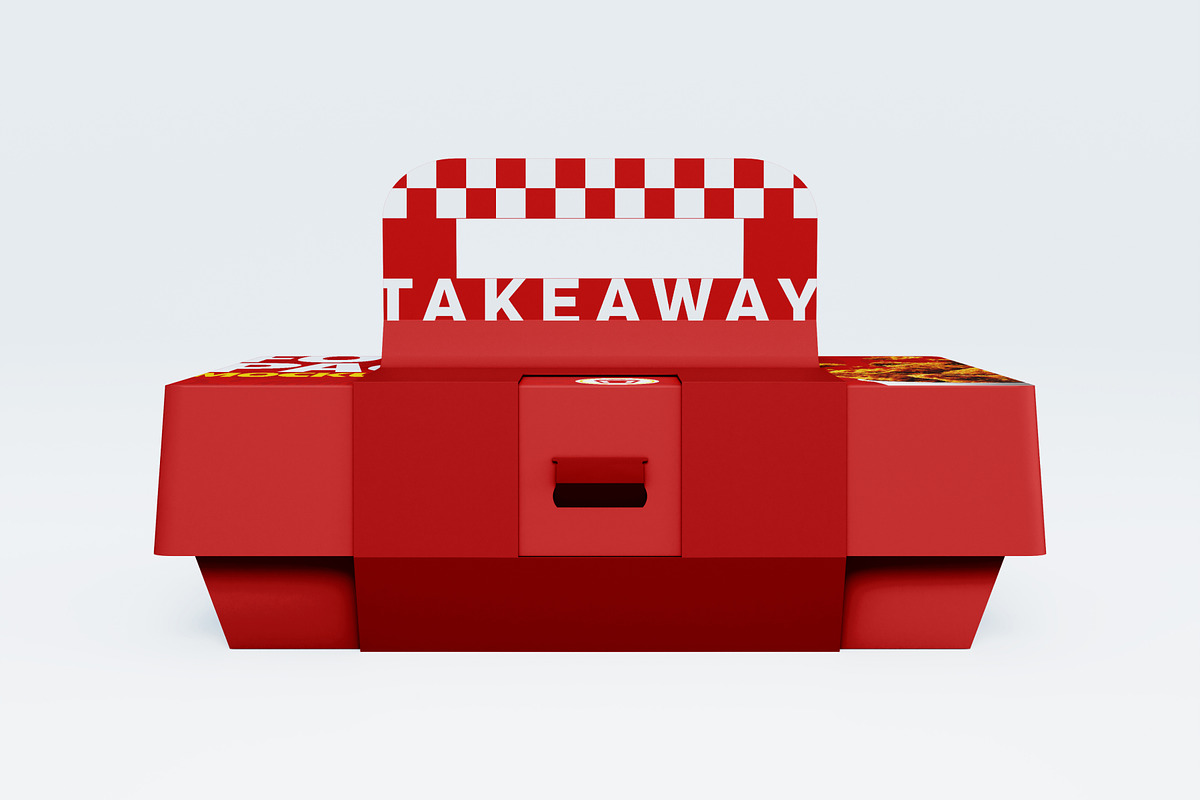 Takeaway Food Packaging Mockup, a Packaging Mockup by SLAB! Design (Photo 4 of 7)