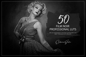 50 Film Noir LUTs Pack