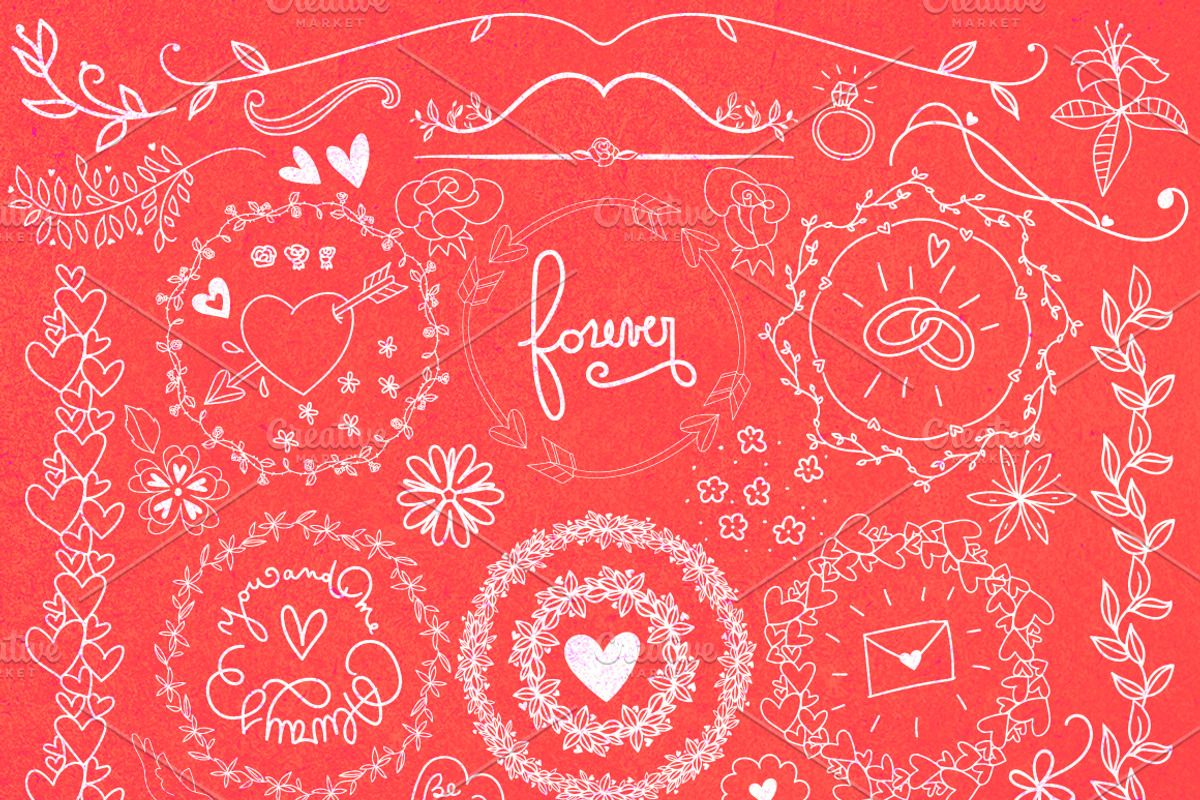 Valentine's Special Vector Objects, an Object Graphic by MaGo (Photo 3 of 5)