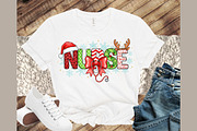 Christmas Nurse,Cute Santa PNG, an Illustration by Sublimation Artist (Thumbnail 5 of 9)