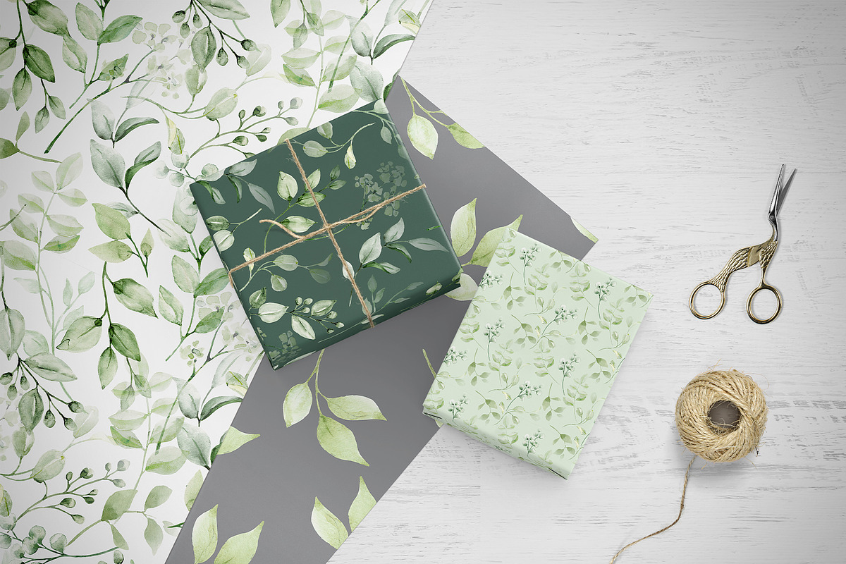 Leaves clipart set, Alphabet png., an Invitation Template by Larisa Maslova (Photo 11 of 13)