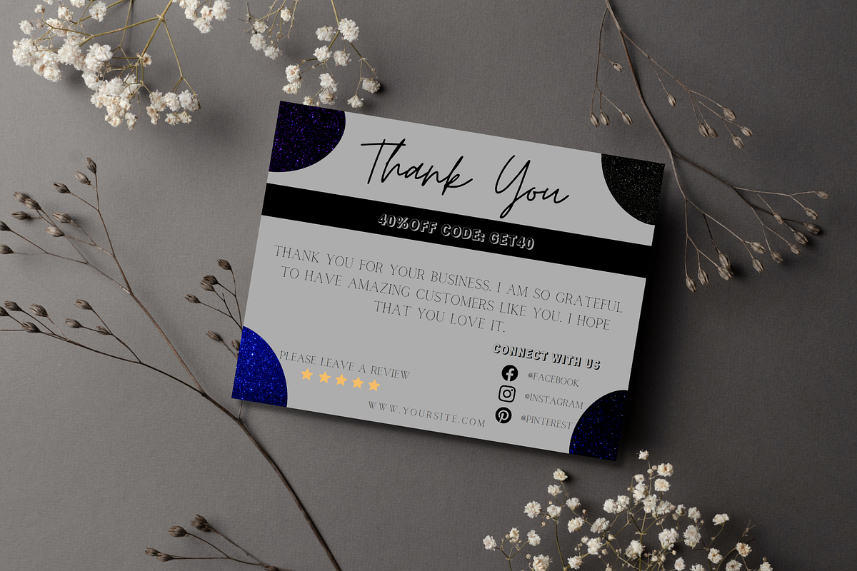 Thank You Order Card | Canva, a Card Template by tahananeart (Photo 5 of 7)