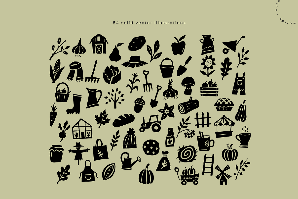 Autumn Farm | Harvest Rustic Pack, an Object Illustration by Nutalin Art (Photo 3 of 12)