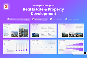 Real Estate & Property Development, a Presentation Template by SLAB! Design