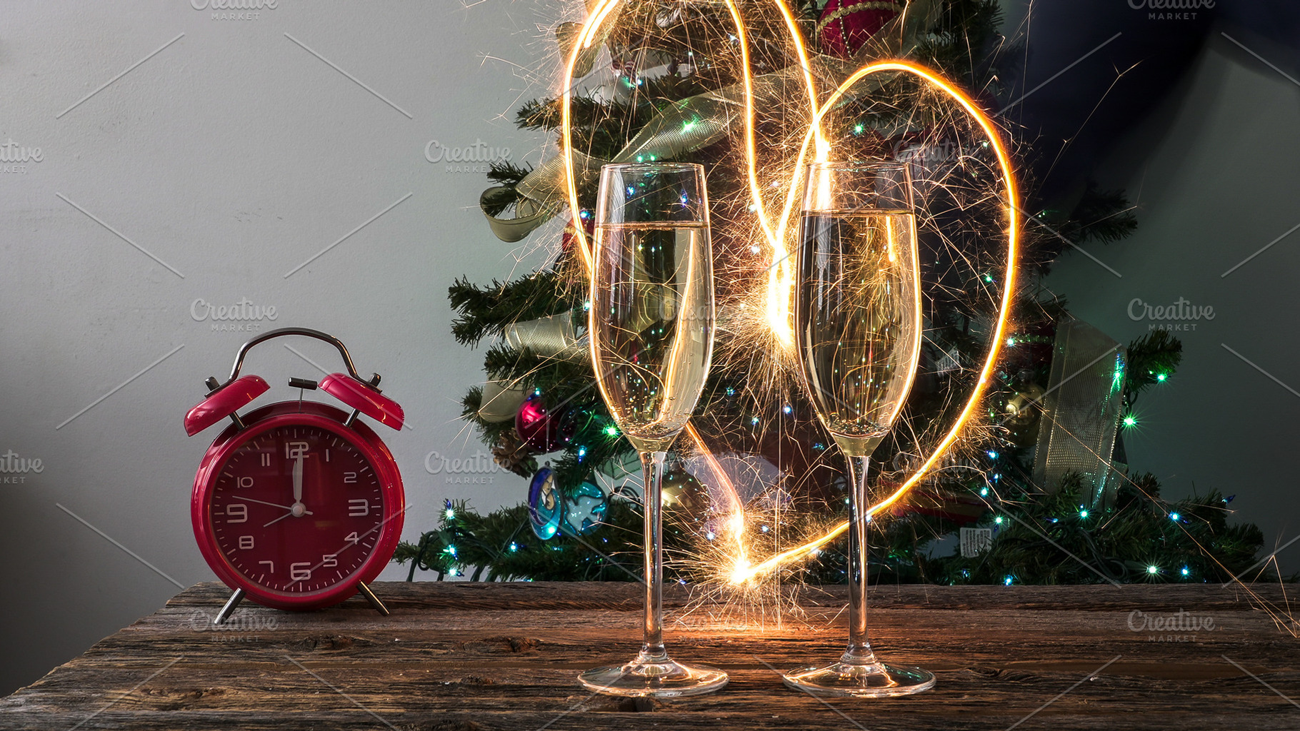 New year celebration with champagne,, a Holiday Photo by 1miromiro