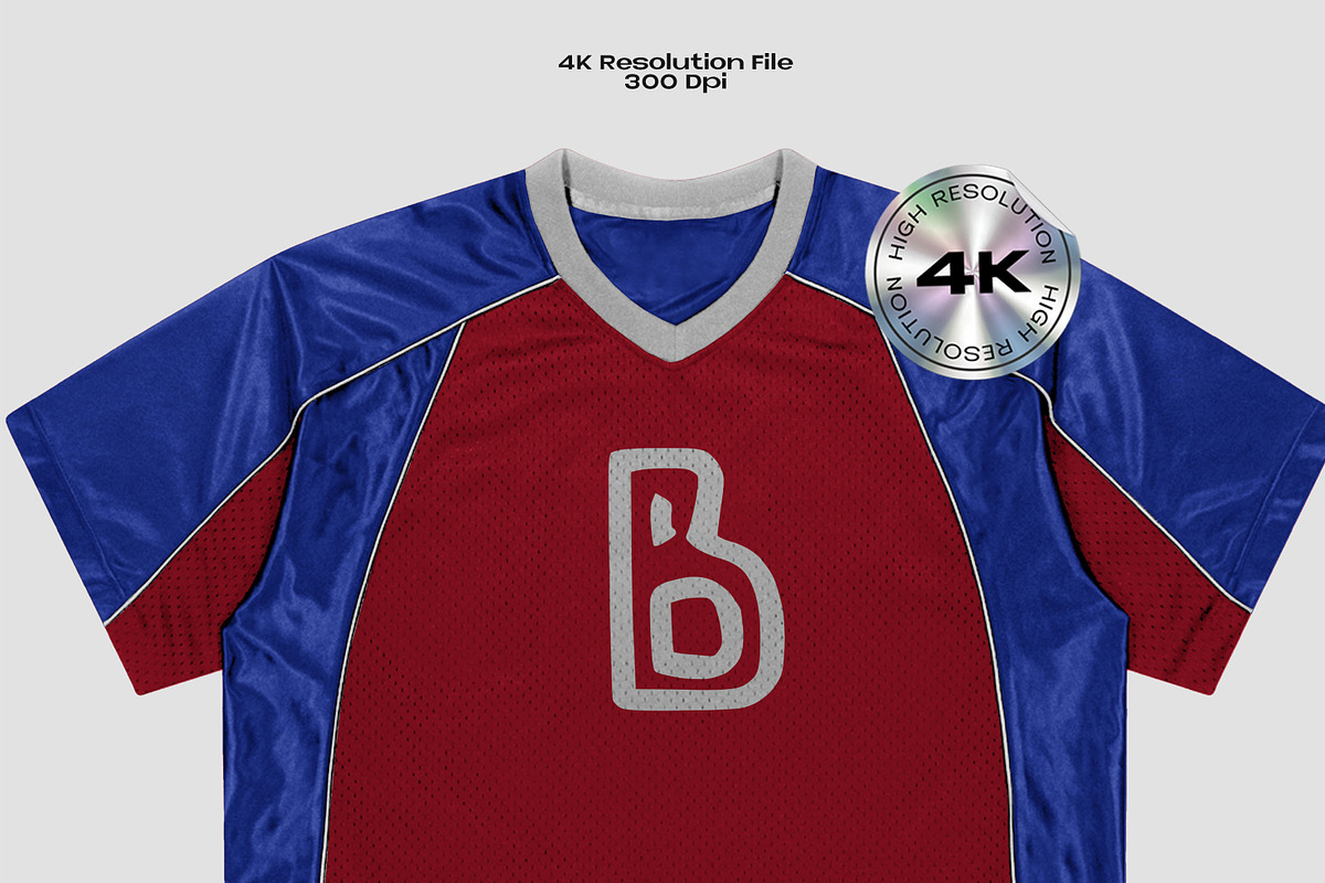 jersey mockup, a Shirt Mockup by Barmecide Mockup Studio (Photo 2 of 3)